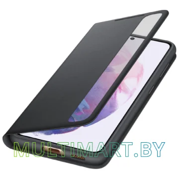 Чехол Samsung Smart Clear View Cover для Galaxy S21 (черный) картинка 5